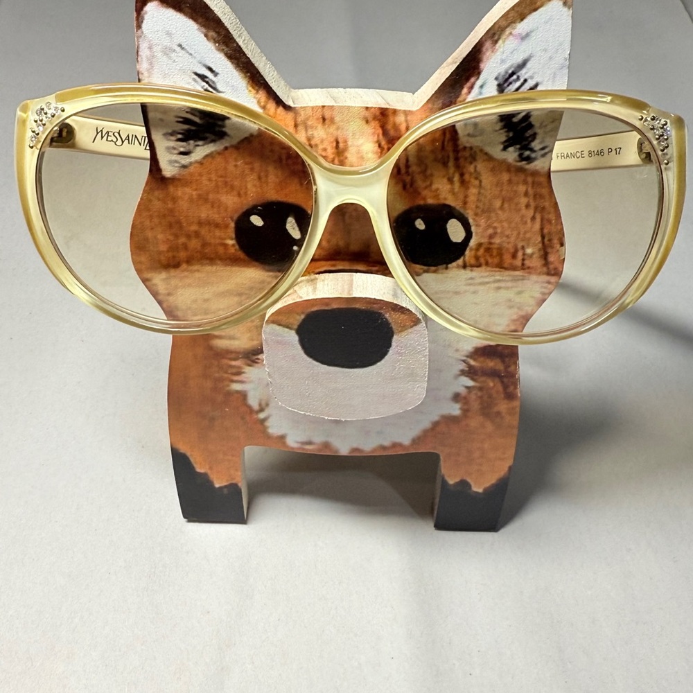 Yves Saint Laurent Cream Sunglasses